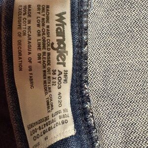 Wrangler Indigo Denim Pants